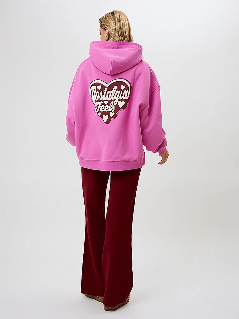 OH APRIL | Kapuzensweater - Hoodie NOSTALGIA HEART CANDY | Pink