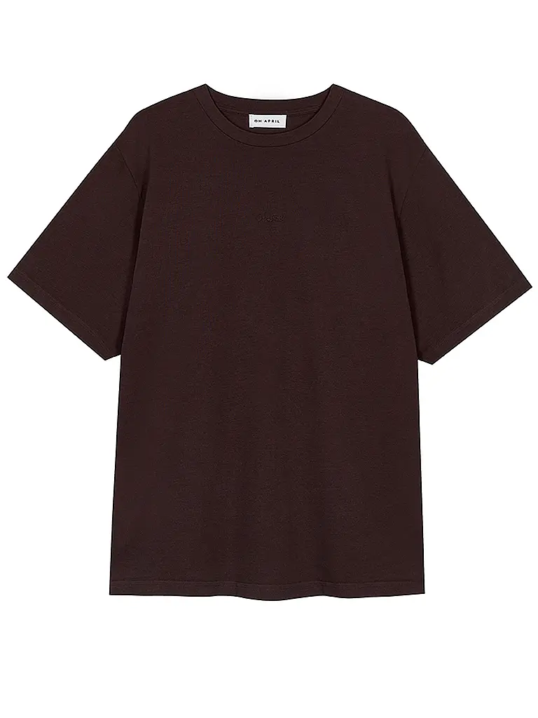 OH APRIL | T-Shirt GOOD KARMA | Braun