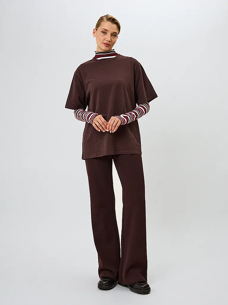 OH APRIL | T-Shirt GOOD KARMA | Braun