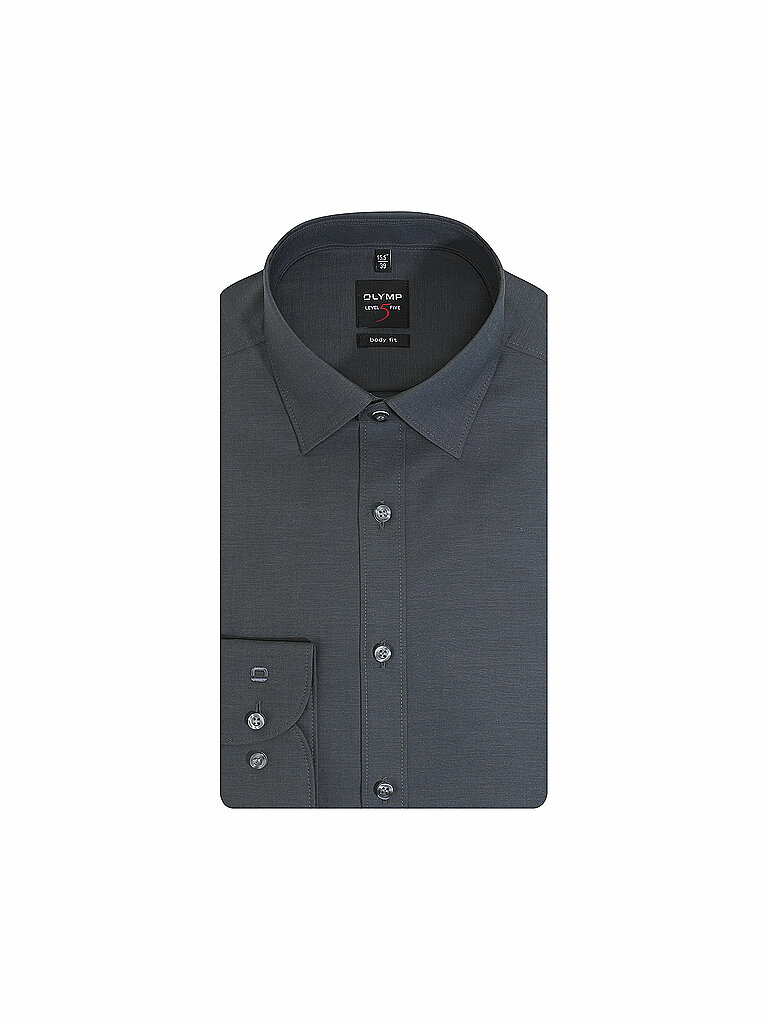 Slim Fit Business-Hemd mit Stretch-Anteil