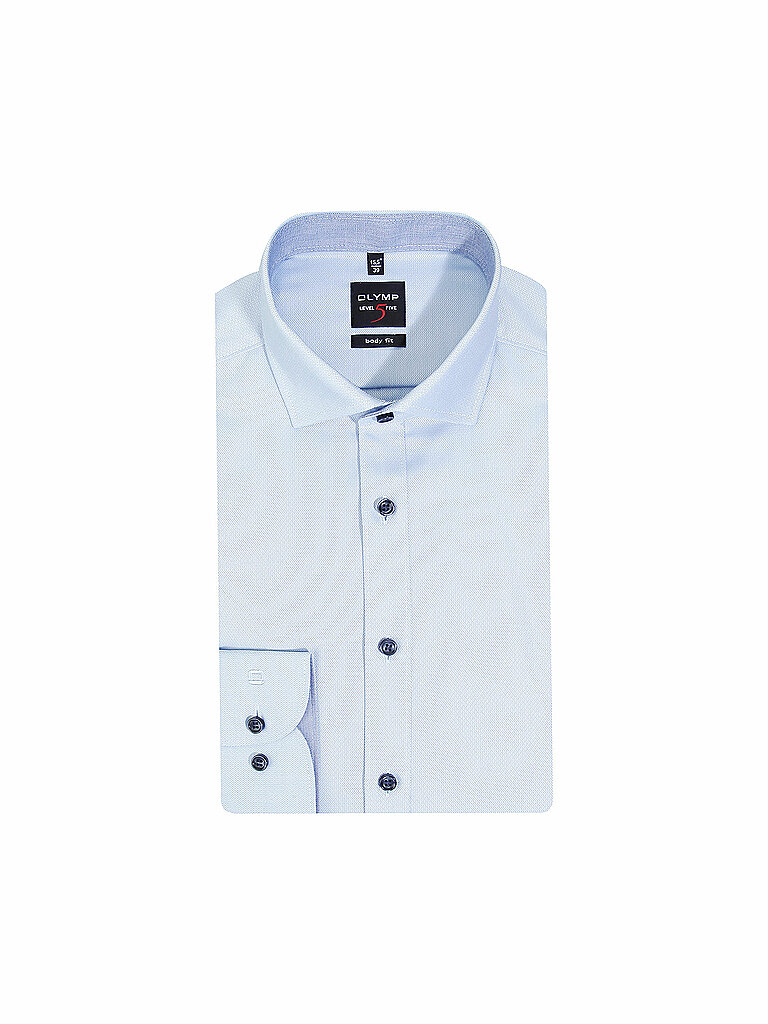 Slim Fit Businesshemd aus Uni Struktur Modell ROYAL