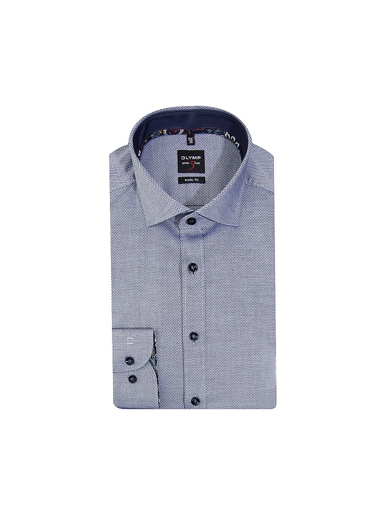 OLYMP LEVEL FIVE Hemd Body Fit blau | 37