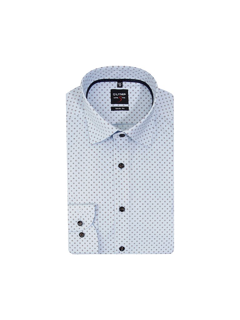 OLYMP LEVEL FIVE Hemd Body Fit Extralange Ärmel blau | 39