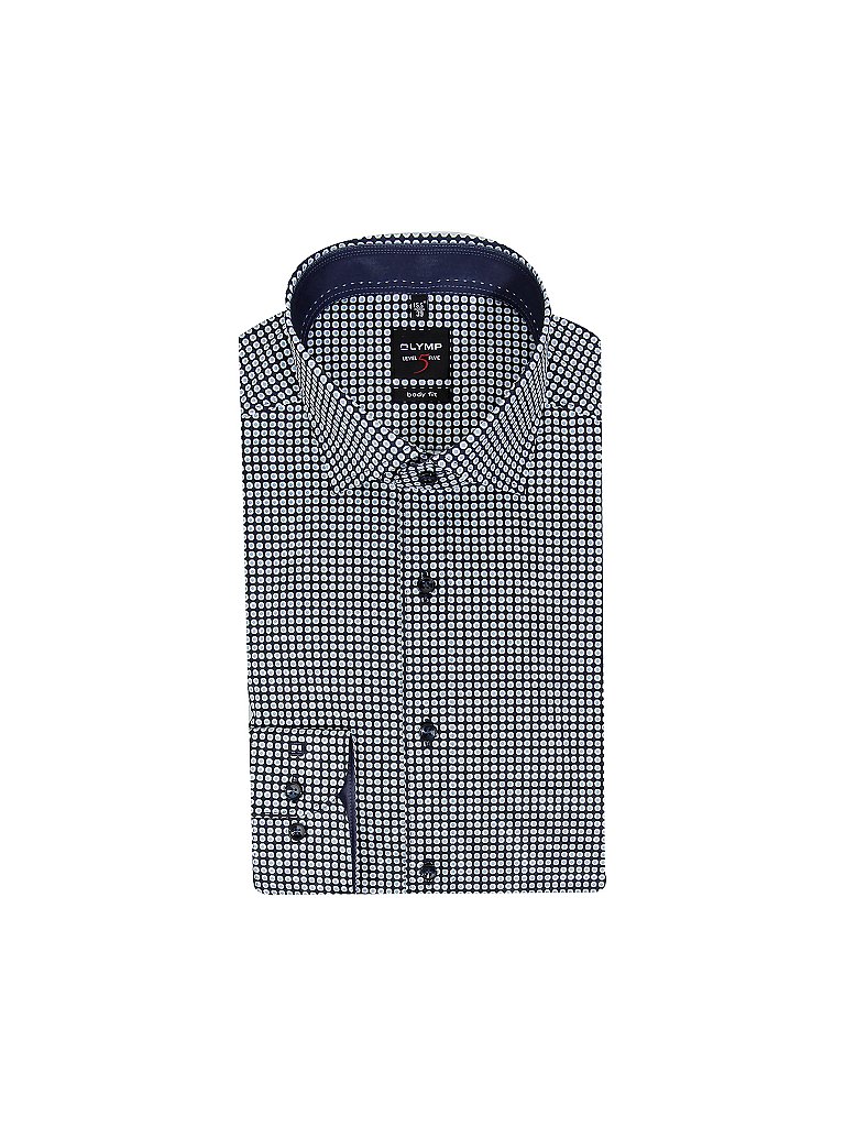 OLYMP LEVEL FIVE Hemd Body Fit blau | 43