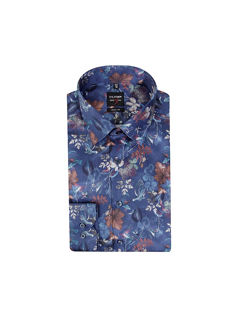 OLYMP LEVEL FIVE Hemd Body Fit  blau | 37
