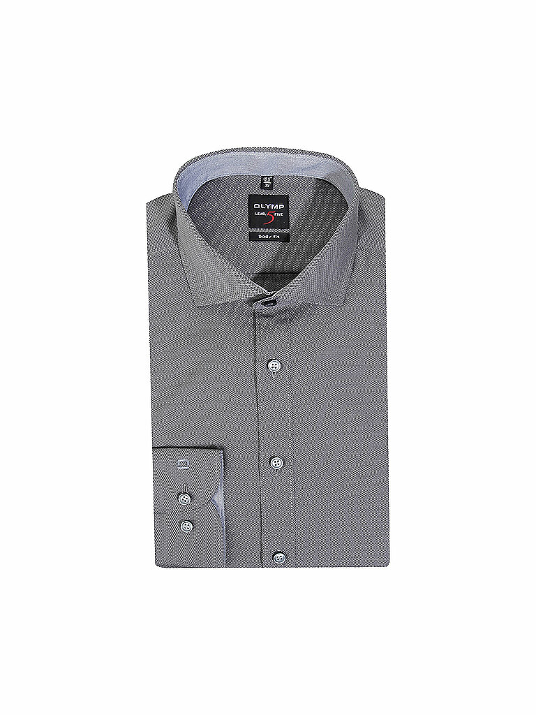 OLYMP LEVEL FIVE Hemd Body Fit grau | 39