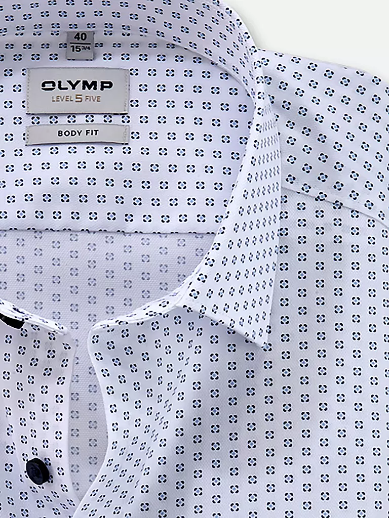 OLYMP LEVEL FIVE | Businesshemd Extralange Ärmel | dunkelblau
