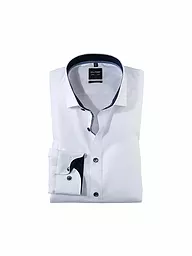 OLYMP LEVEL FIVE | Hemd Body Fit Extralange Ärmel | weiss