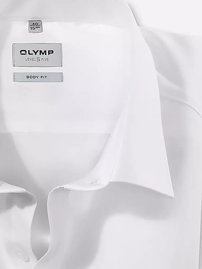 OLYMP LEVEL FIVE | Hemd Body Fit Extralange Ärmel | schwarz