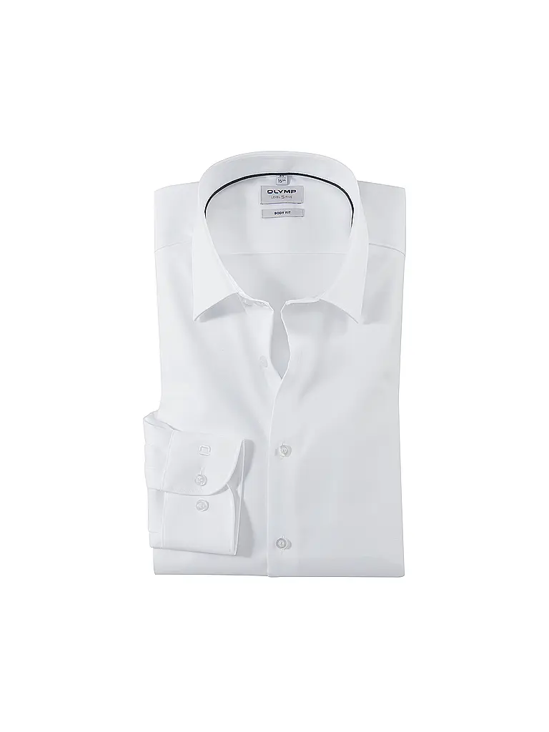 OLYMP LEVEL FIVE | Hemd Body Fit | Weiss