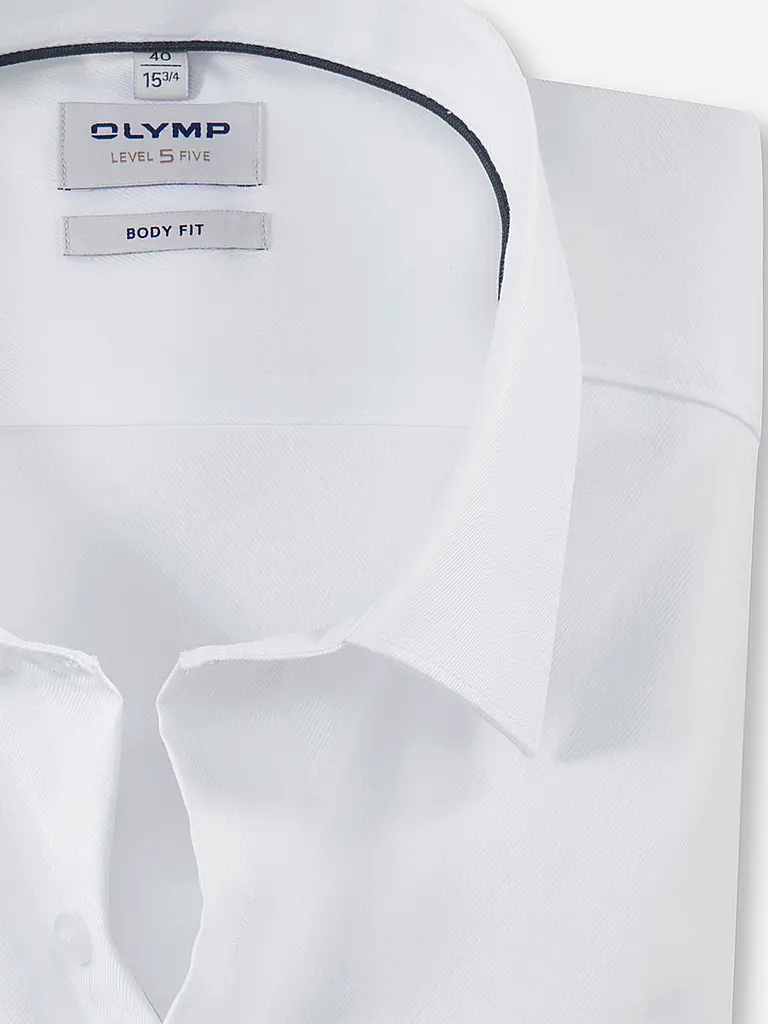 OLYMP LEVEL FIVE | Hemd Body Fit | Weiss