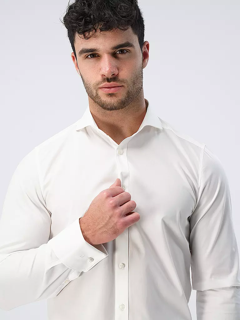 OLYMP LEVEL FIVE | Hemd Body Fit | weiss