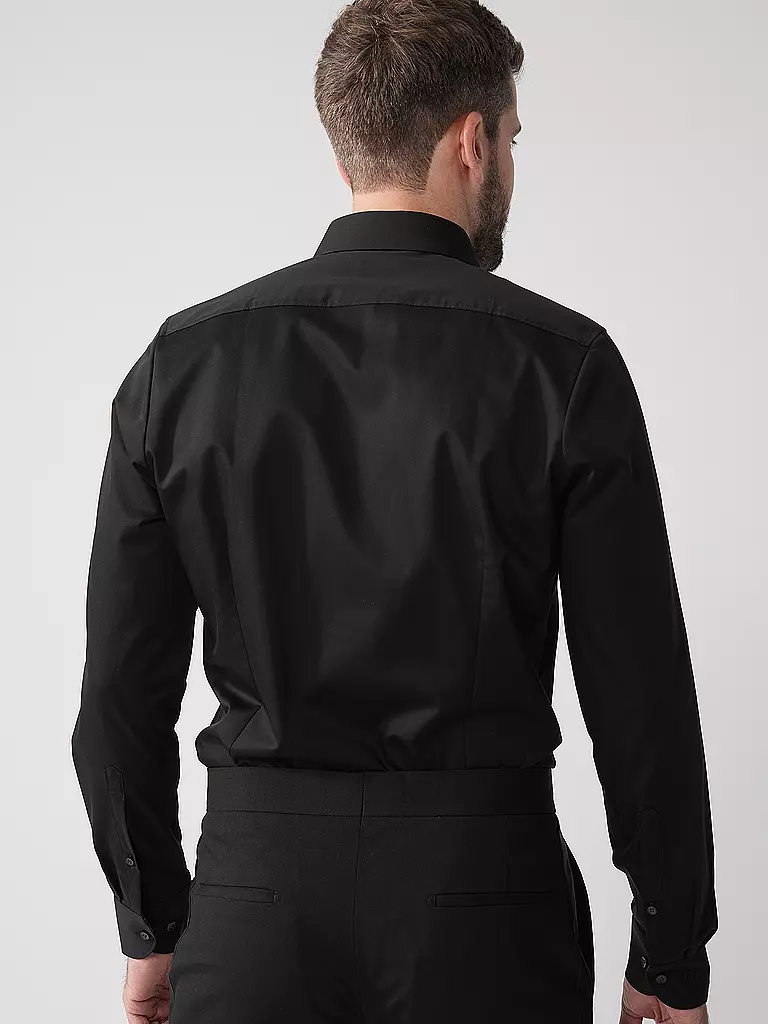 OLYMP LEVEL FIVE | Hemd Body Fit | schwarz