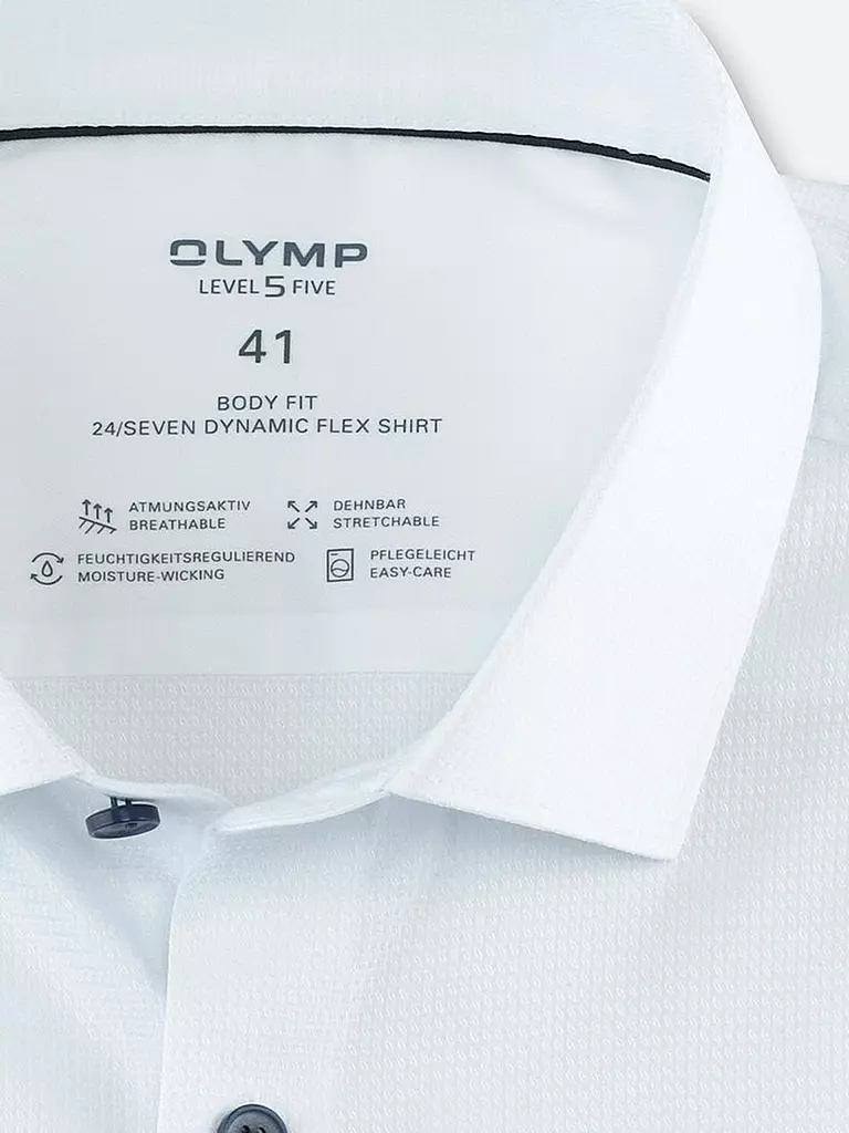 OLYMP LEVEL FIVE | Hemd Modern Fit | weiss