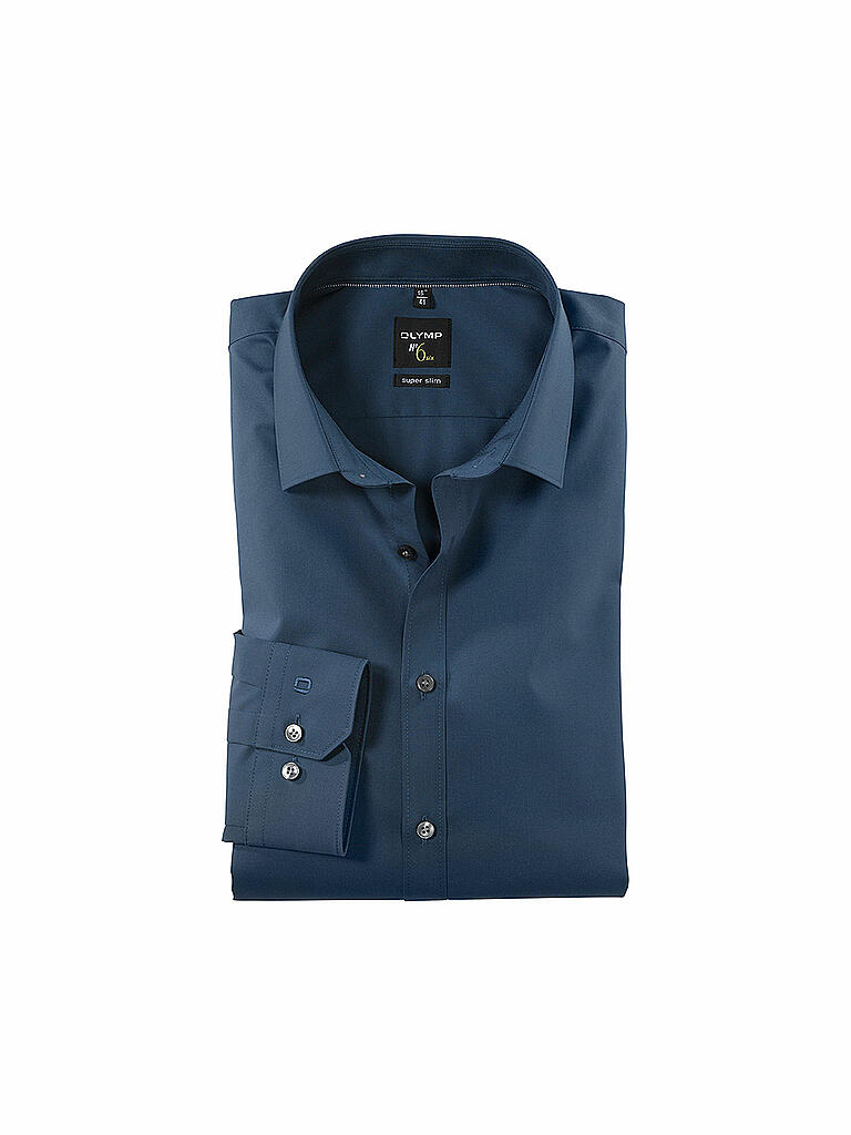 OLYMP NO.6 | Business Hemd Super Slim | blau
