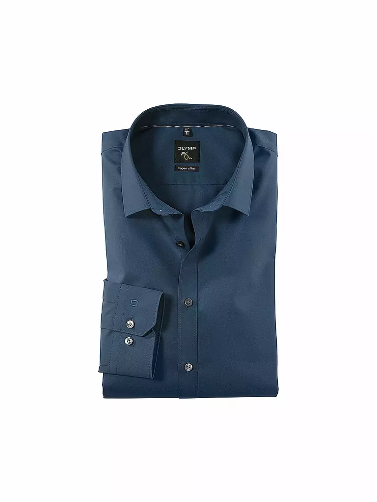 OLYMP NO.6 | Business Hemd Super Slim | blau