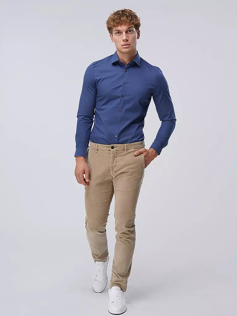 OLYMP NO.6 | Business Hemd Super Slim | blau