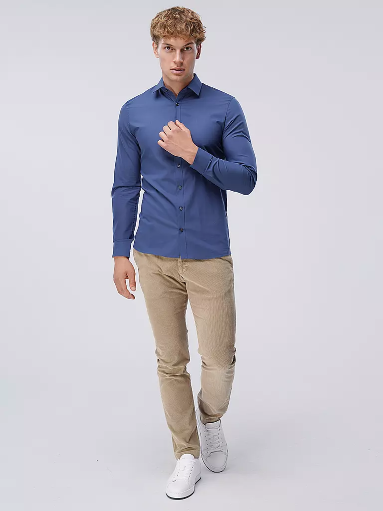 OLYMP NO.6 | Business Hemd Super Slim | schwarz