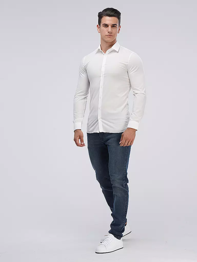 OLYMP NO.6 | Business Hemd Super Slim | schwarz