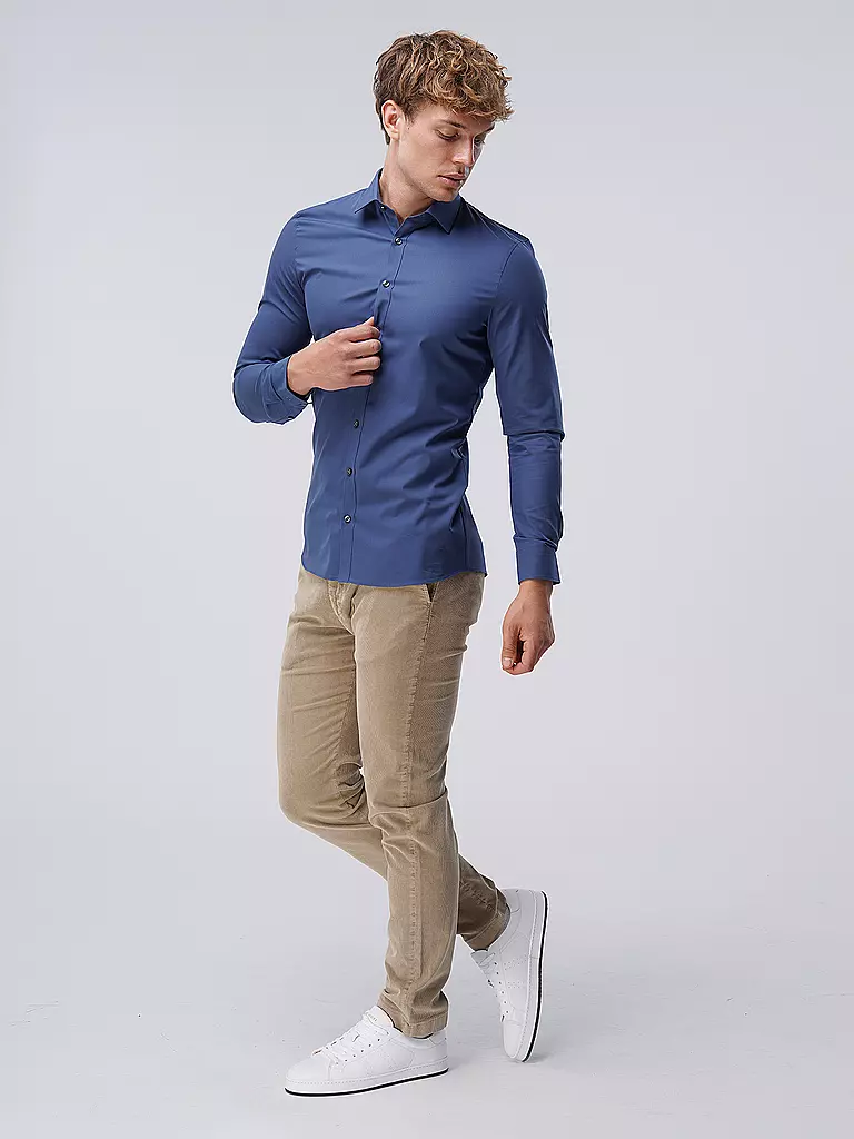 OLYMP NO.6 | Business Hemd Super Slim | schwarz