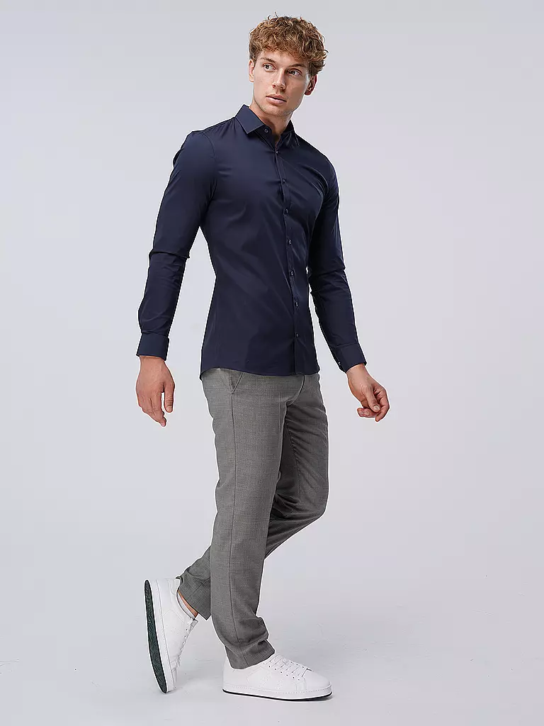 OLYMP NO.6 | Business Hemd Super Slim | schwarz