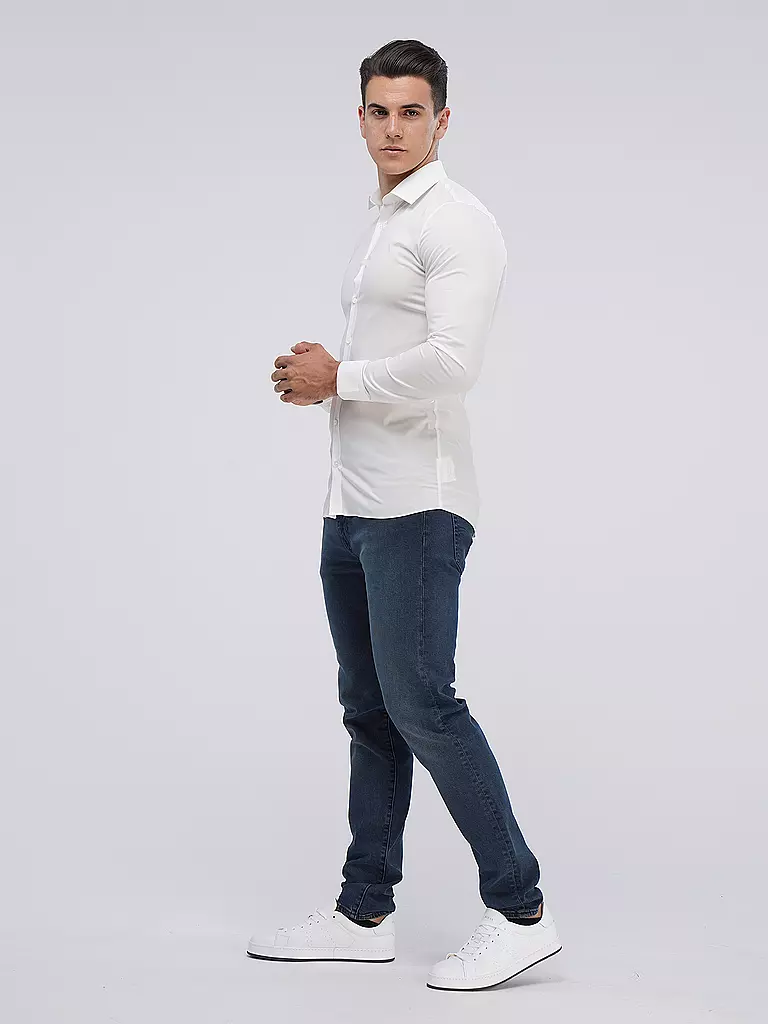 OLYMP NO.6 | Business Hemd Super Slim | schwarz