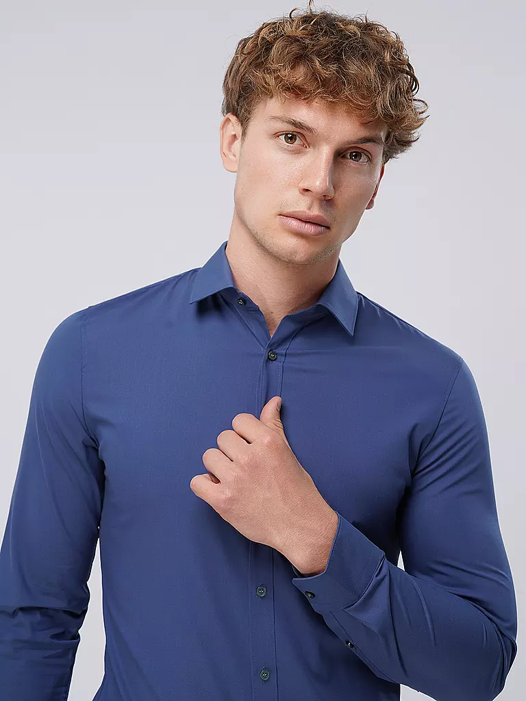 OLYMP NO.6 | Business Hemd Super Slim | schwarz
