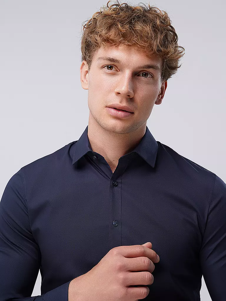 OLYMP NO.6 | Business Hemd Super Slim | schwarz