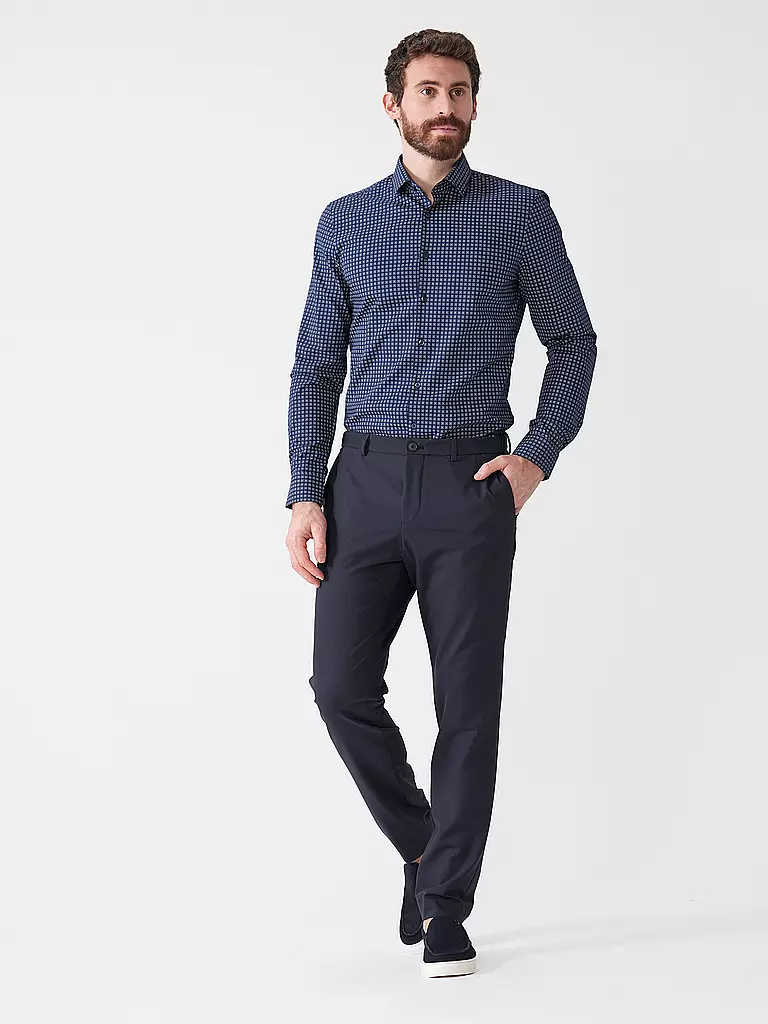 OLYMP NO.6 | Hemd Slim Fit  | dunkelblau