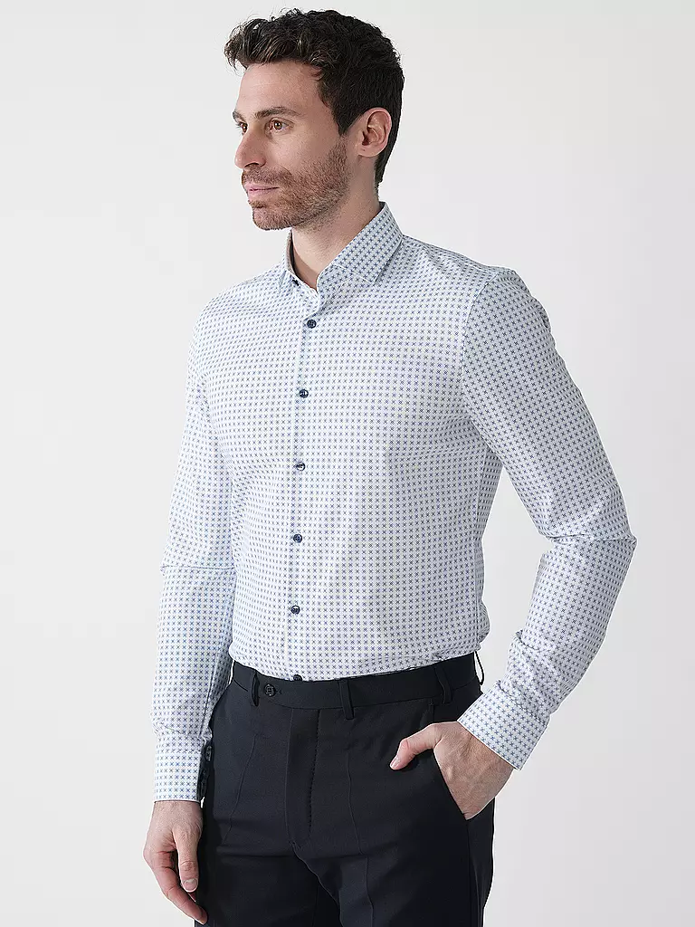 OLYMP NO.6 | Hemd Slim Fit  | weiss