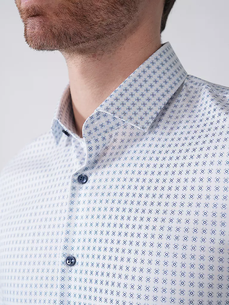 OLYMP NO.6 | Hemd Slim Fit  | weiss