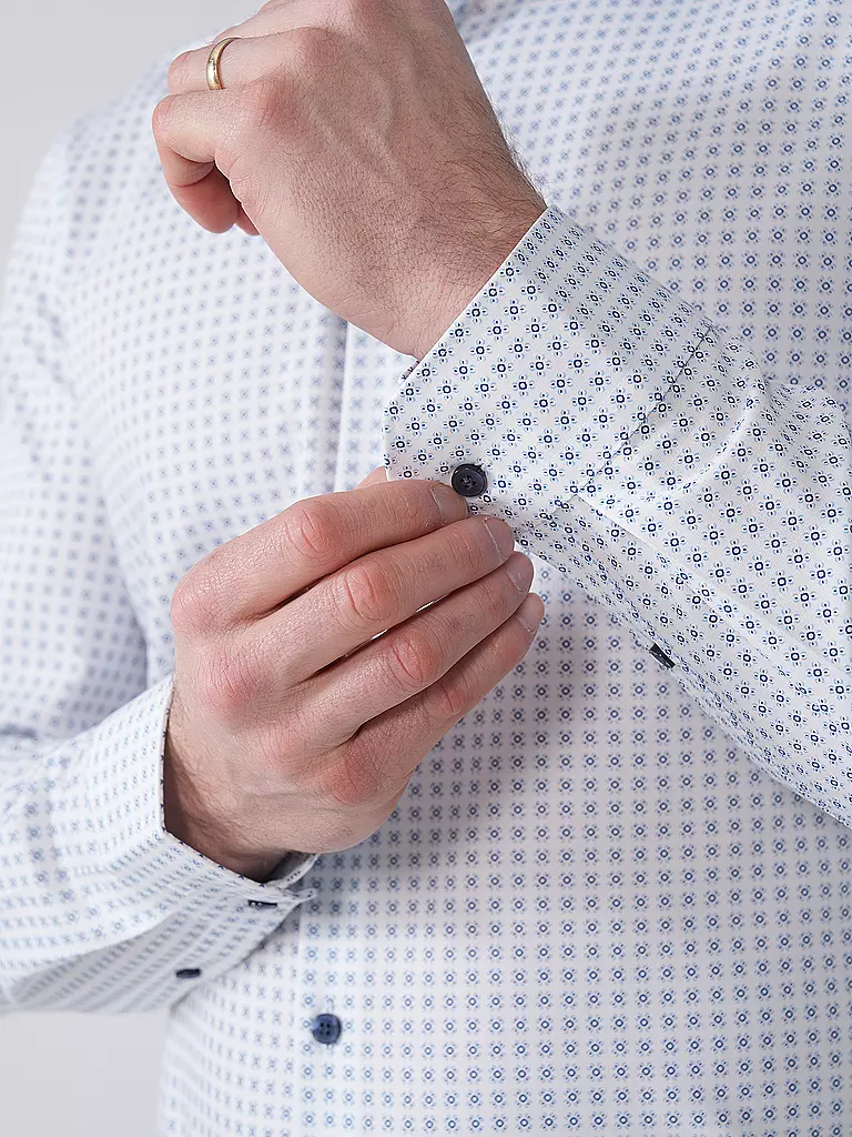 OLYMP NO.6 | Hemd Slim Fit  | weiss