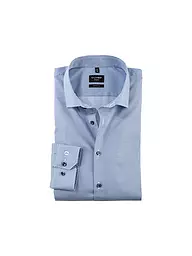OLYMP NO.6 | Hemd Super Slim Fit | blau