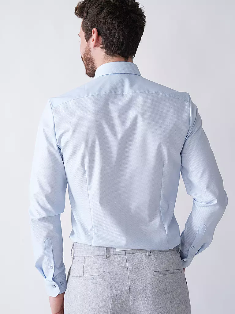 OLYMP NO.6 | Hemd Super Slim Fit | dunkelblau
