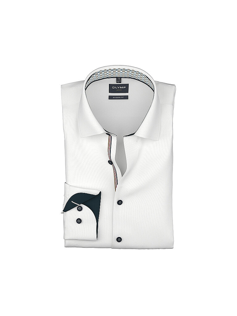 OLYMP Hemd Modern Fit  weiss | 39