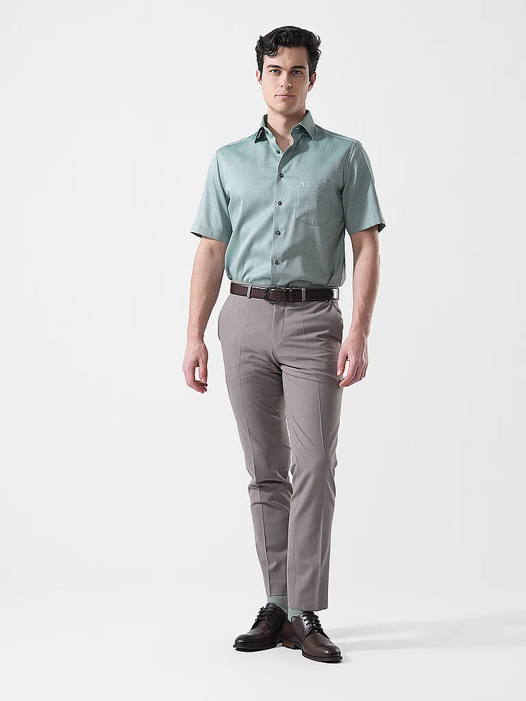 Olymp Hemd Regular Fit HellgrüN | 39