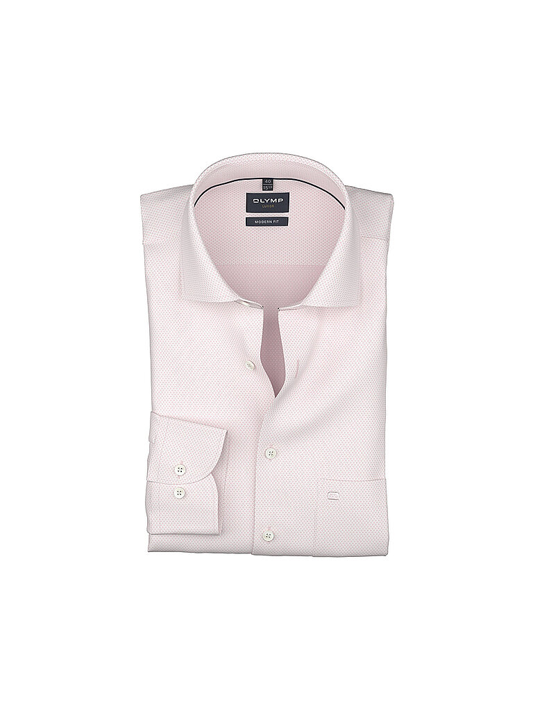 OLYMP Hemd Modern Fit  rosa | 42