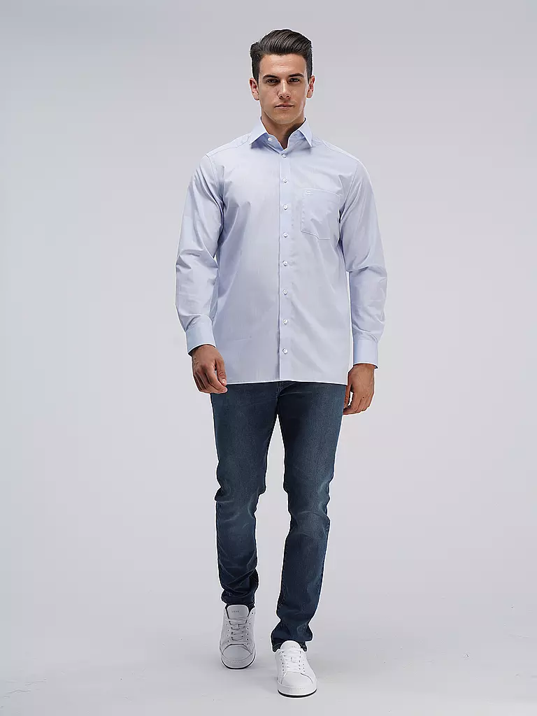 OLYMP | Hemd Comfort Fit | grau