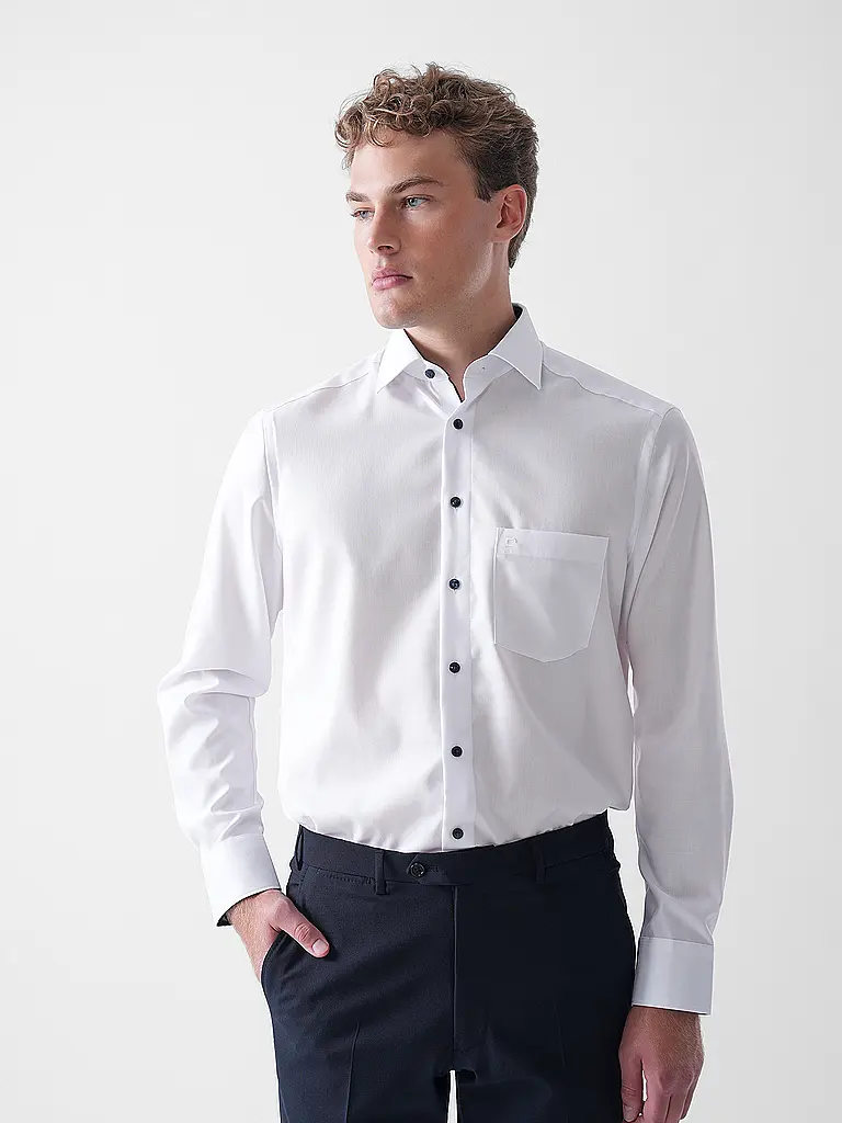 OLYMP | Hemd Modern Fit  | weiss