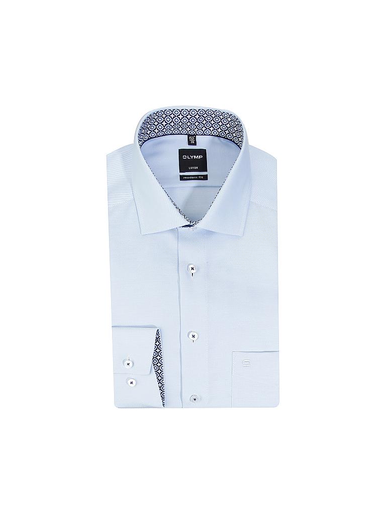 Olymp Hemd Modern Fit Blau 38