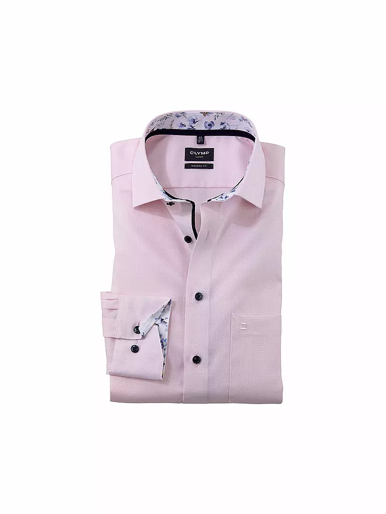 OLYMP | Hemd Modern Fit | rosa