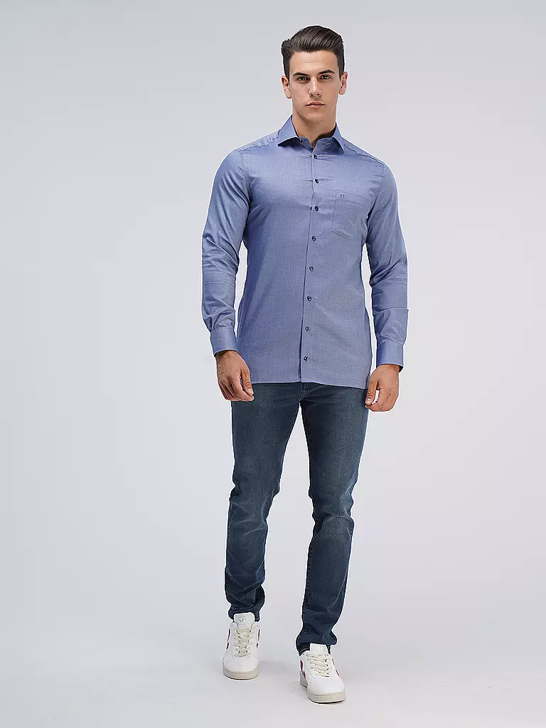 OLYMP | Hemd Modern Fit | blau