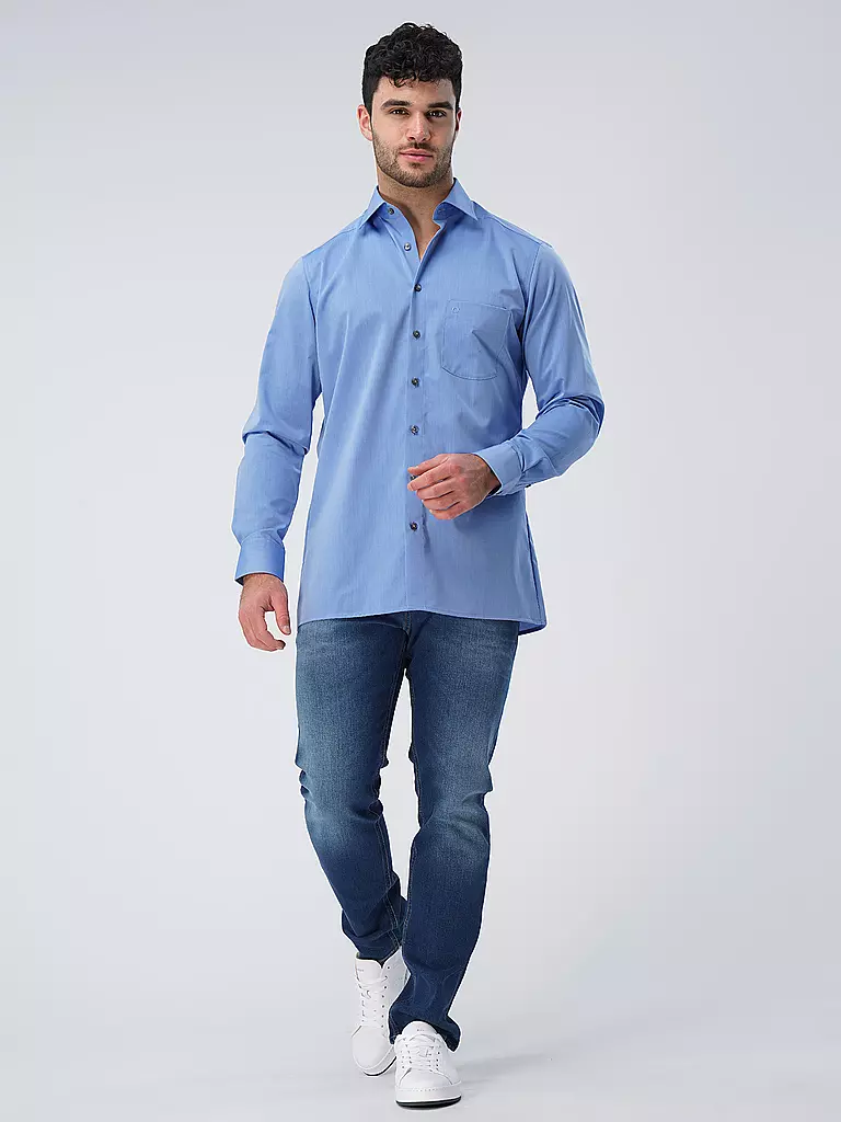 OLYMP | Hemd Modern Fit | blau