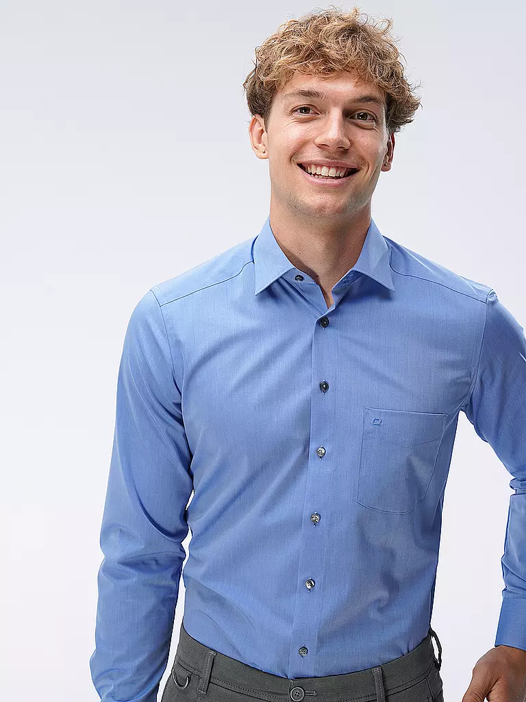 OLYMP | Hemd Modern Fit | grau