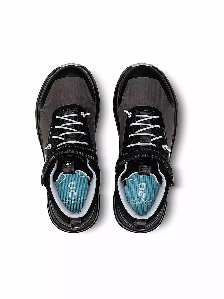 ON | Jungen Sneakers CLOUDHERO MID WATERPROOF | schwarz