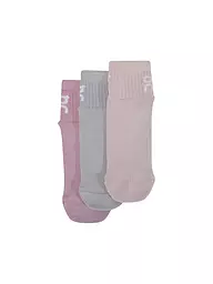 ON | Socken 3er Pkg. white | rosa