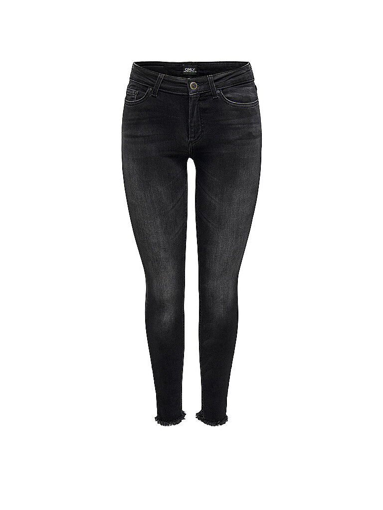only jeans skinny fit 7/8 onlblush schwarz | l/l30