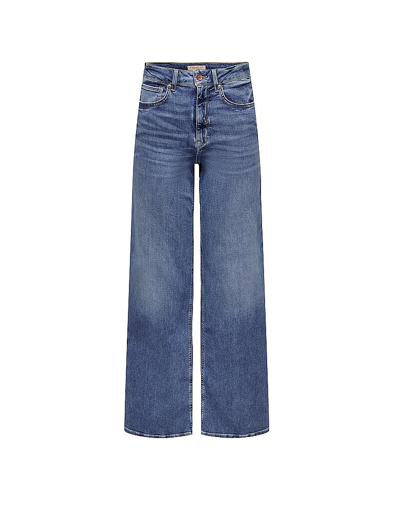 only highwaist jeans wide leg onlmadison  blau | l/l30