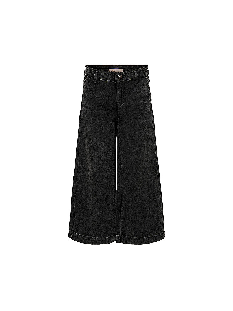 ONLY Mädchen Jeans Wide Leg  KOGCOMET schwarz | 140