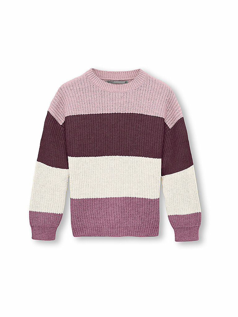 ONLY Mädchen Pullover KMGSANDY  dunkelrot | 92